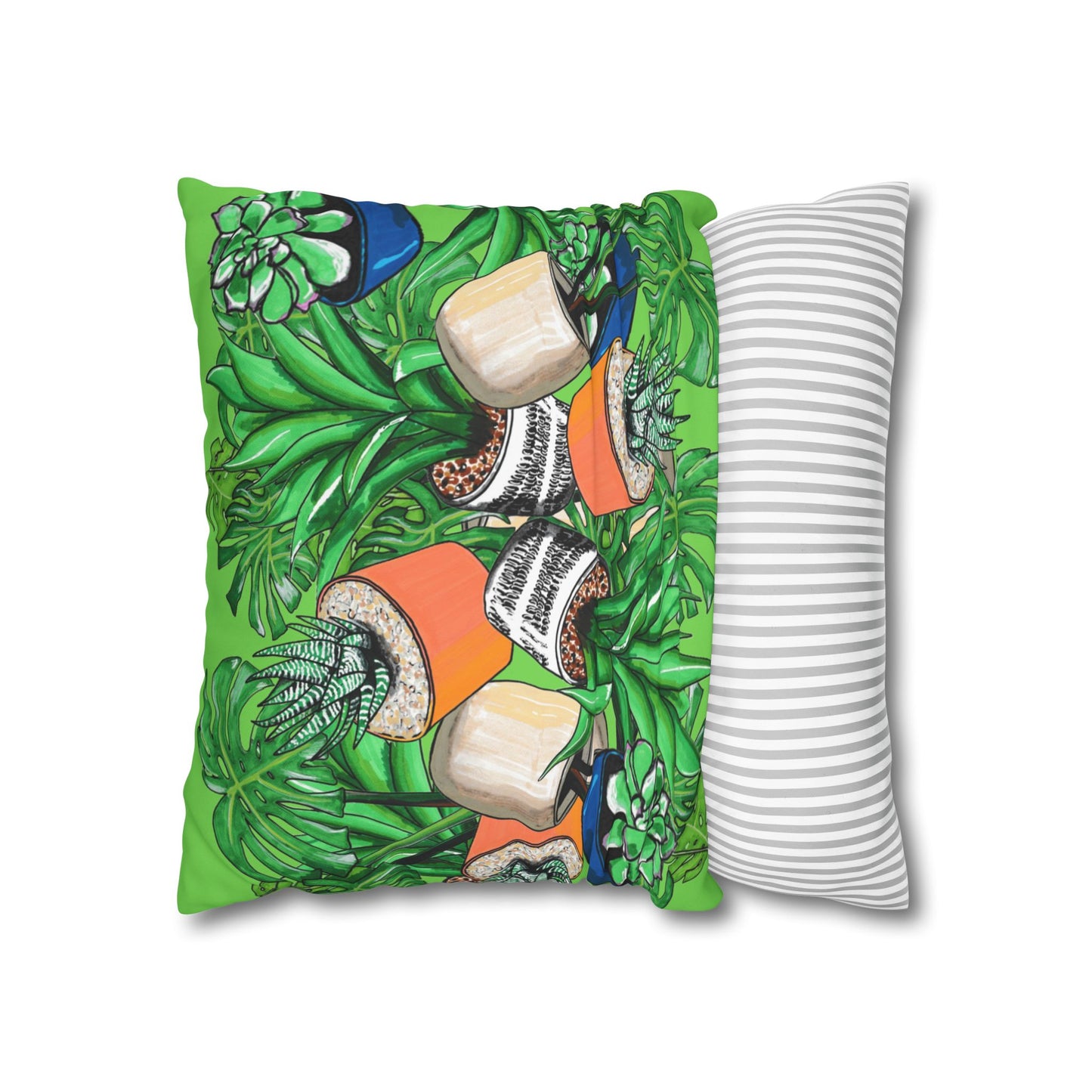 Botanical Succulent Pillowcase