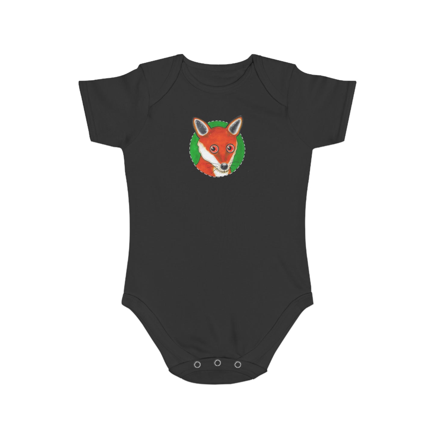 Phillip the Fox Face Baby Bodysuit