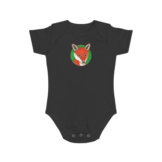 Phillip the Fox Face Baby Bodysuit