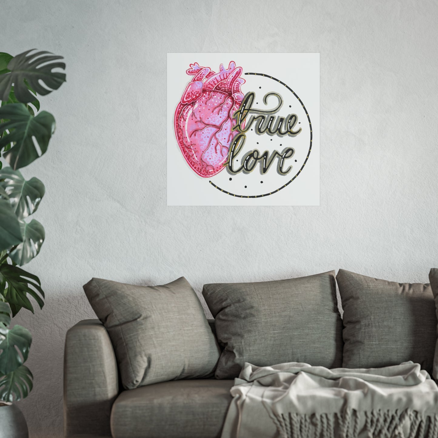 True Love Art Poster