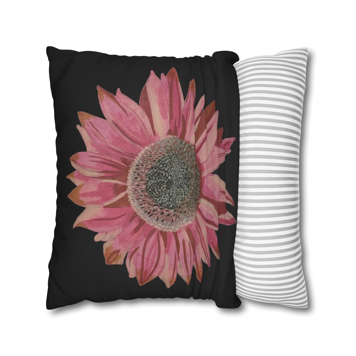 Pink Sunflower Pillowcase
