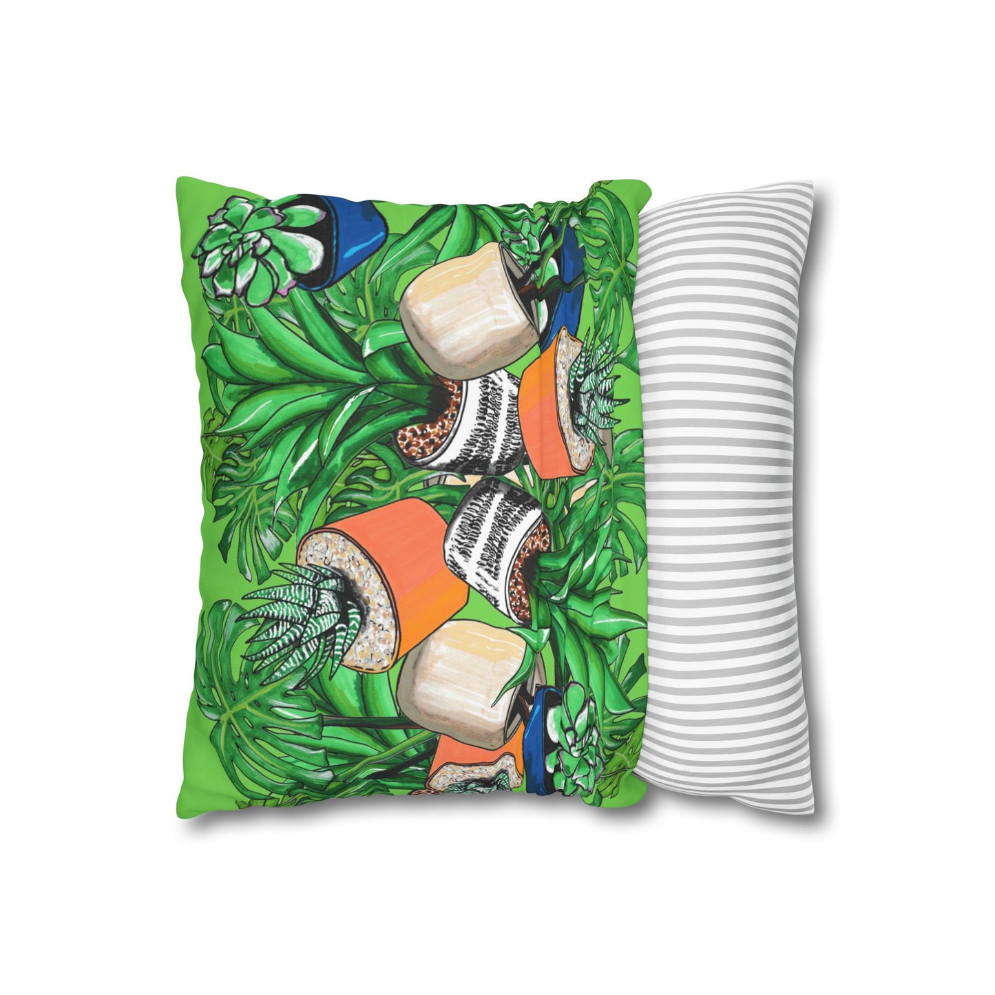 Botanical Succulent Pillowcase