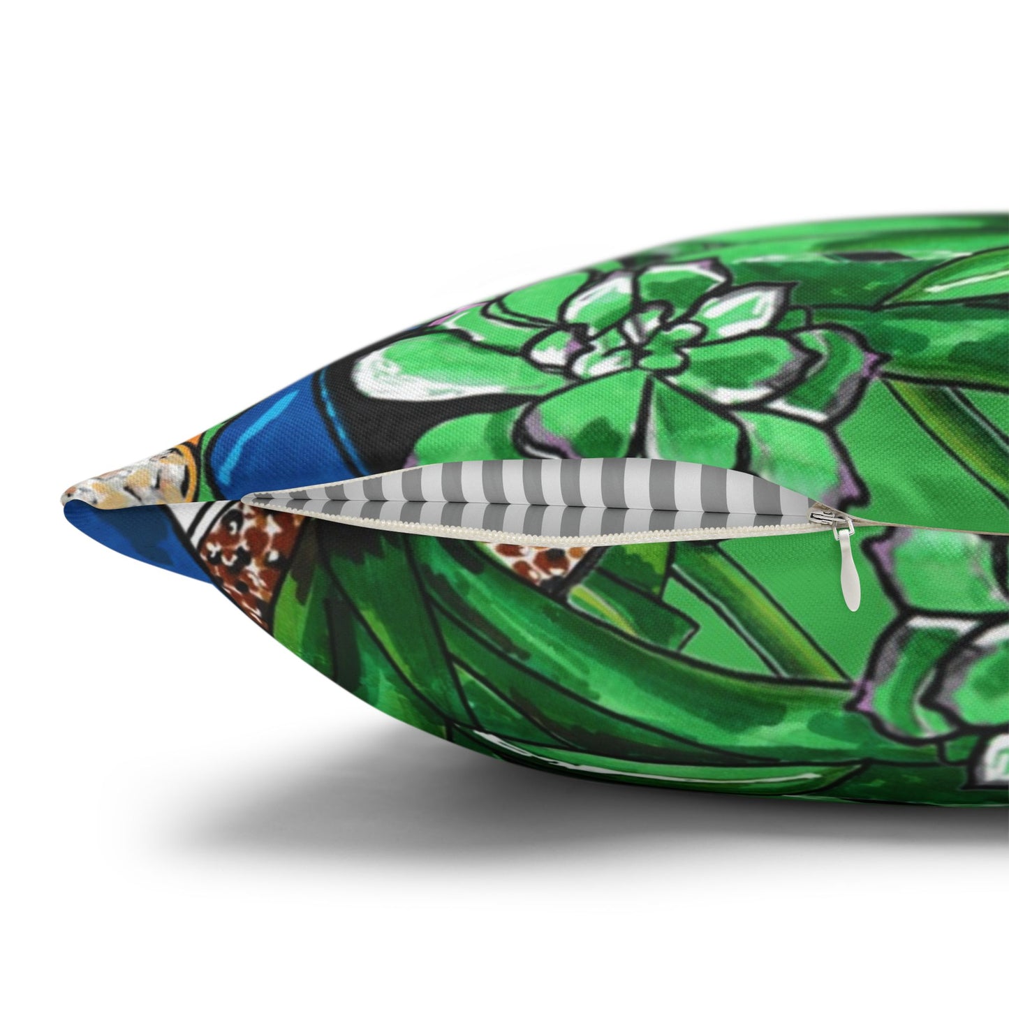 Tropical Succulent Pillowcase