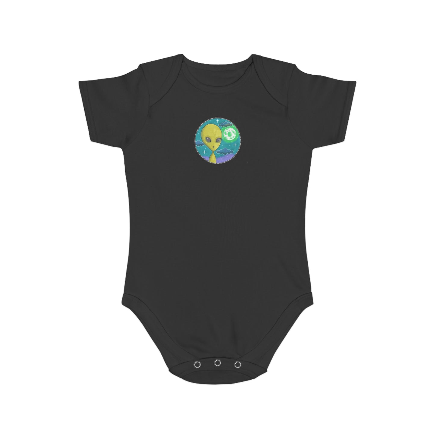 Alfred the Alien Baby Bodysuit
