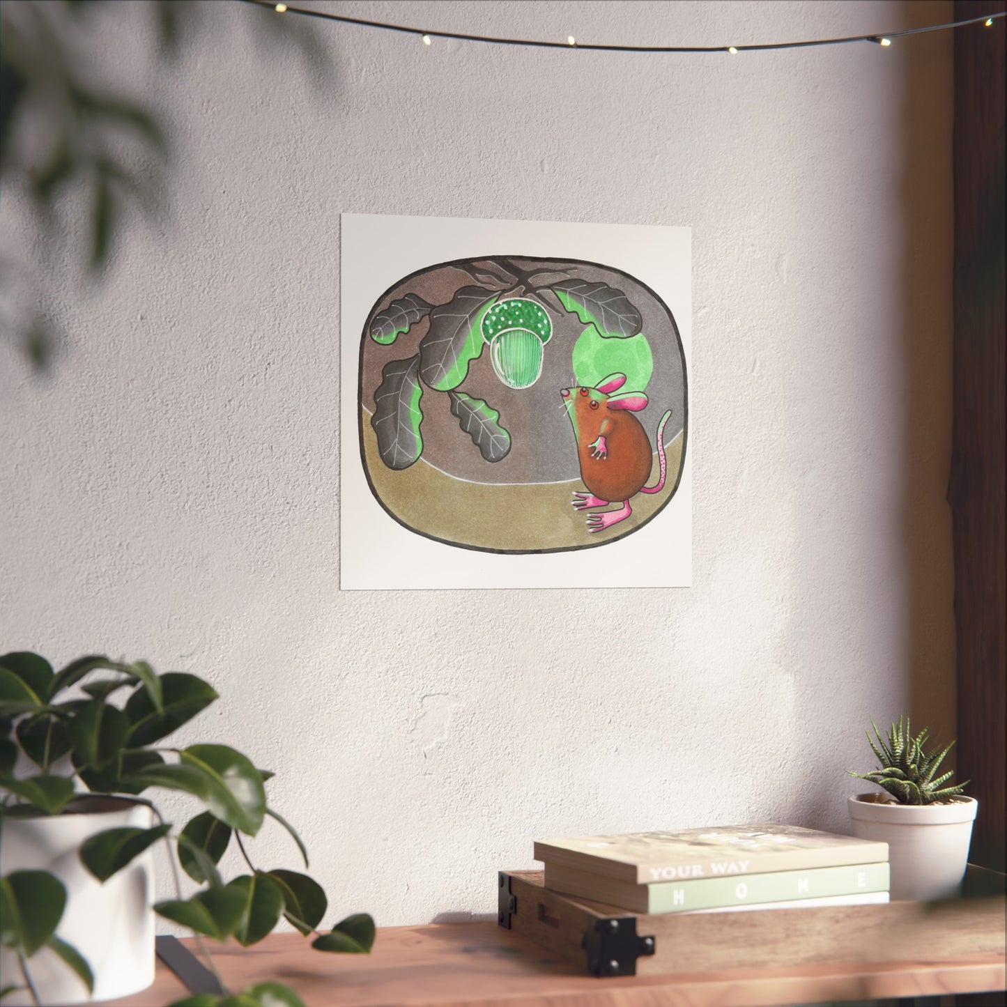 Ernie the Mouse Art Poster