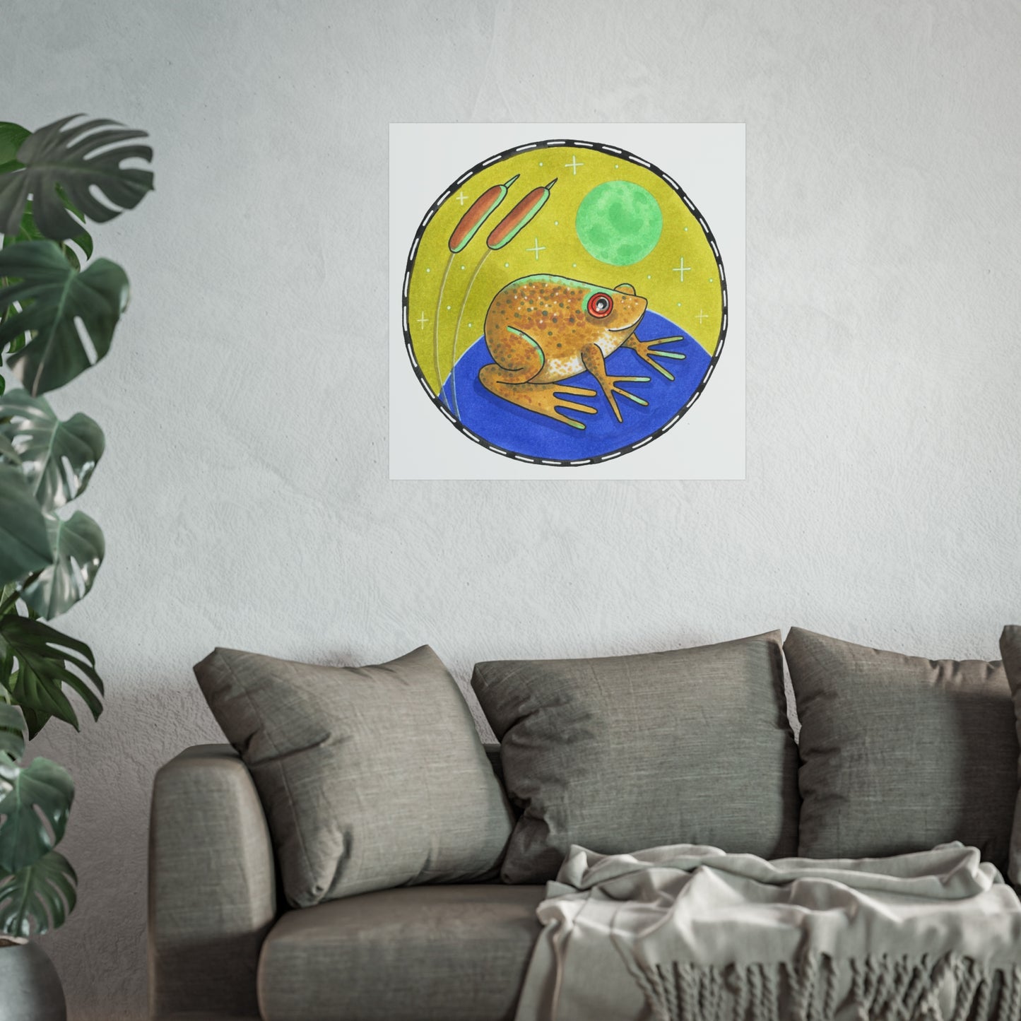 Geoffrey the Frog Art Poster