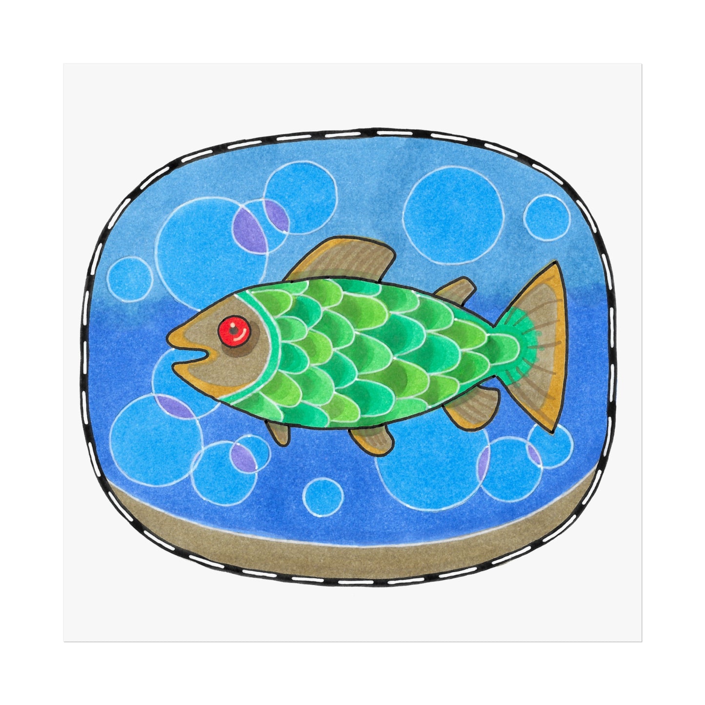 Jeremy the Fish Art Poster