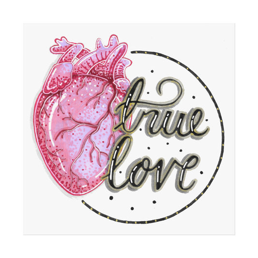True Love Art Poster