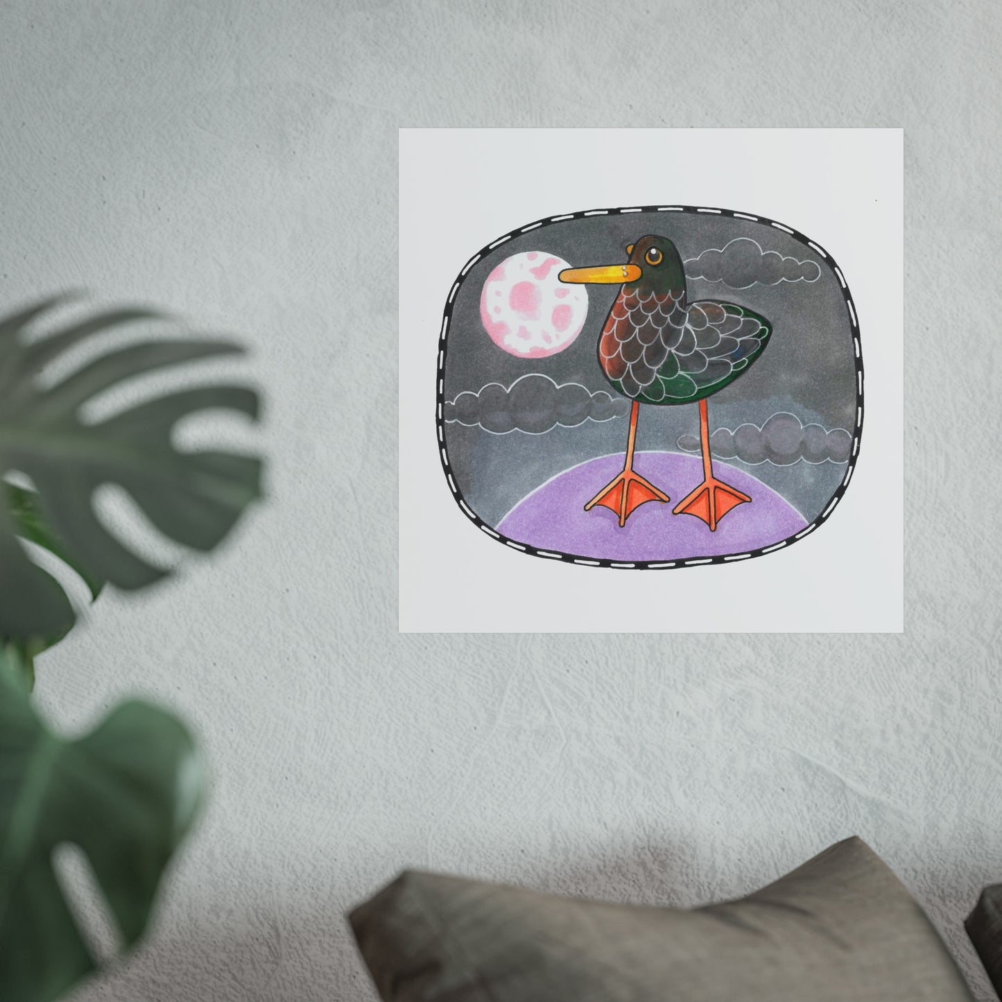 Peter the Bird Art Poster