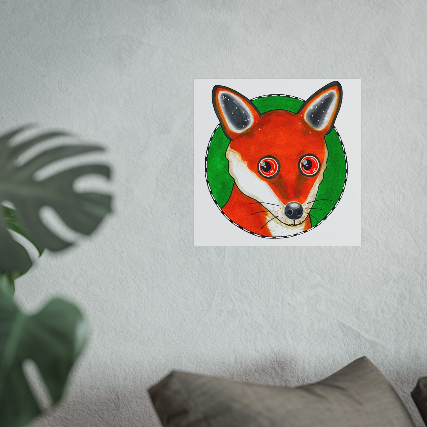 Phillip the Fox Art Poster
