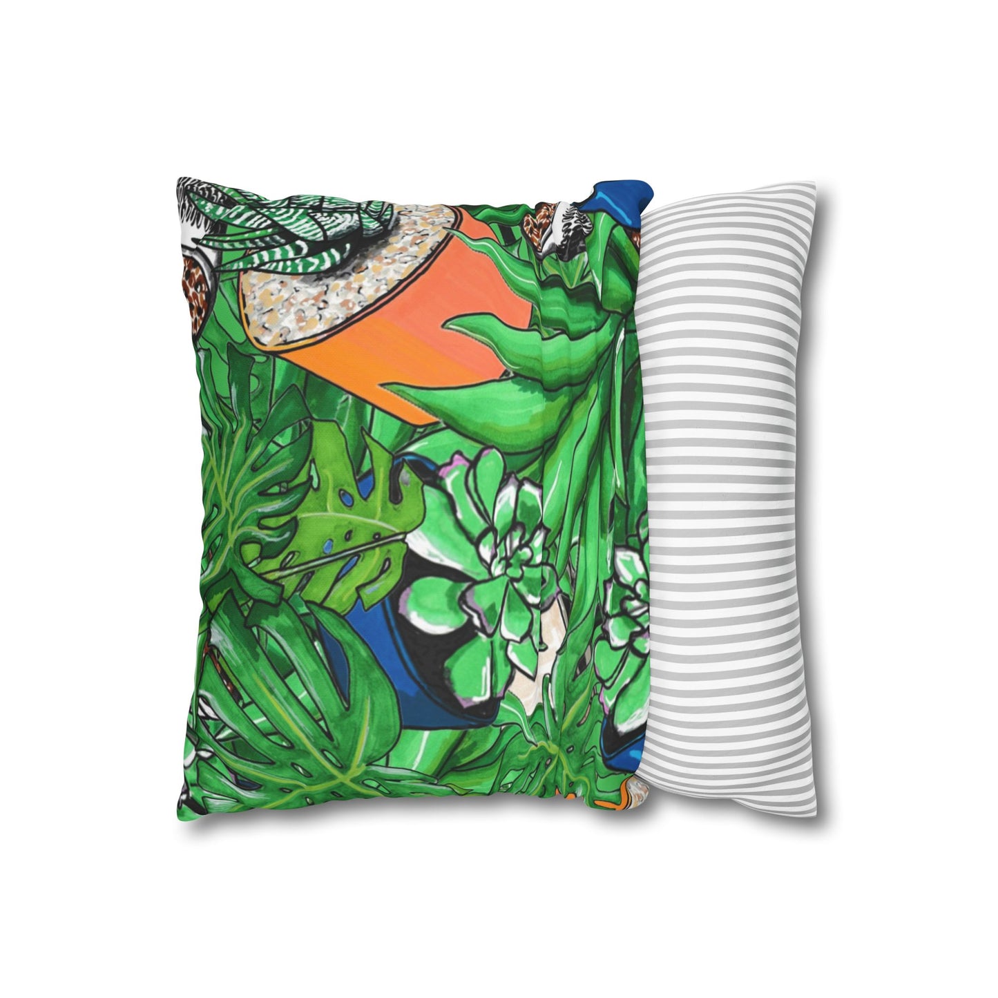 Tropical Succulent Pillowcase