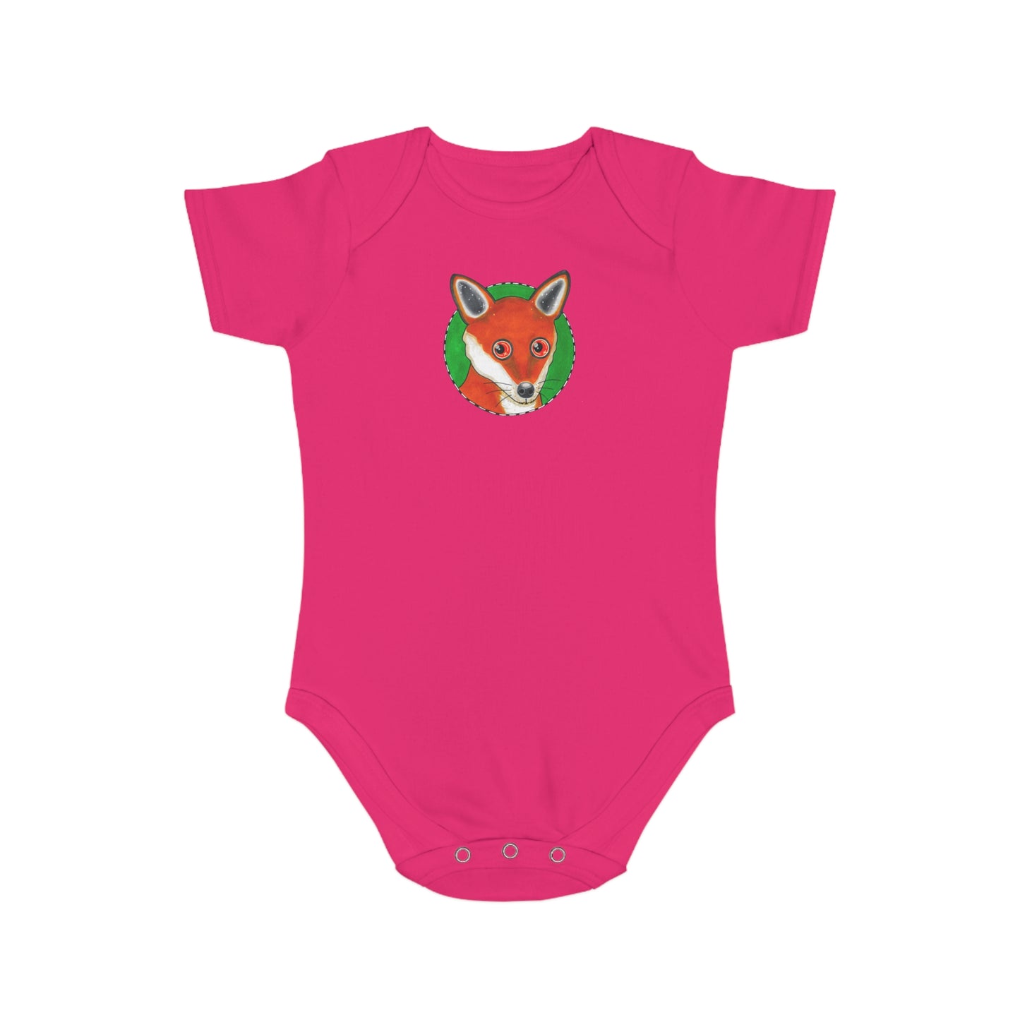 Phillip the Fox Face Baby Bodysuit