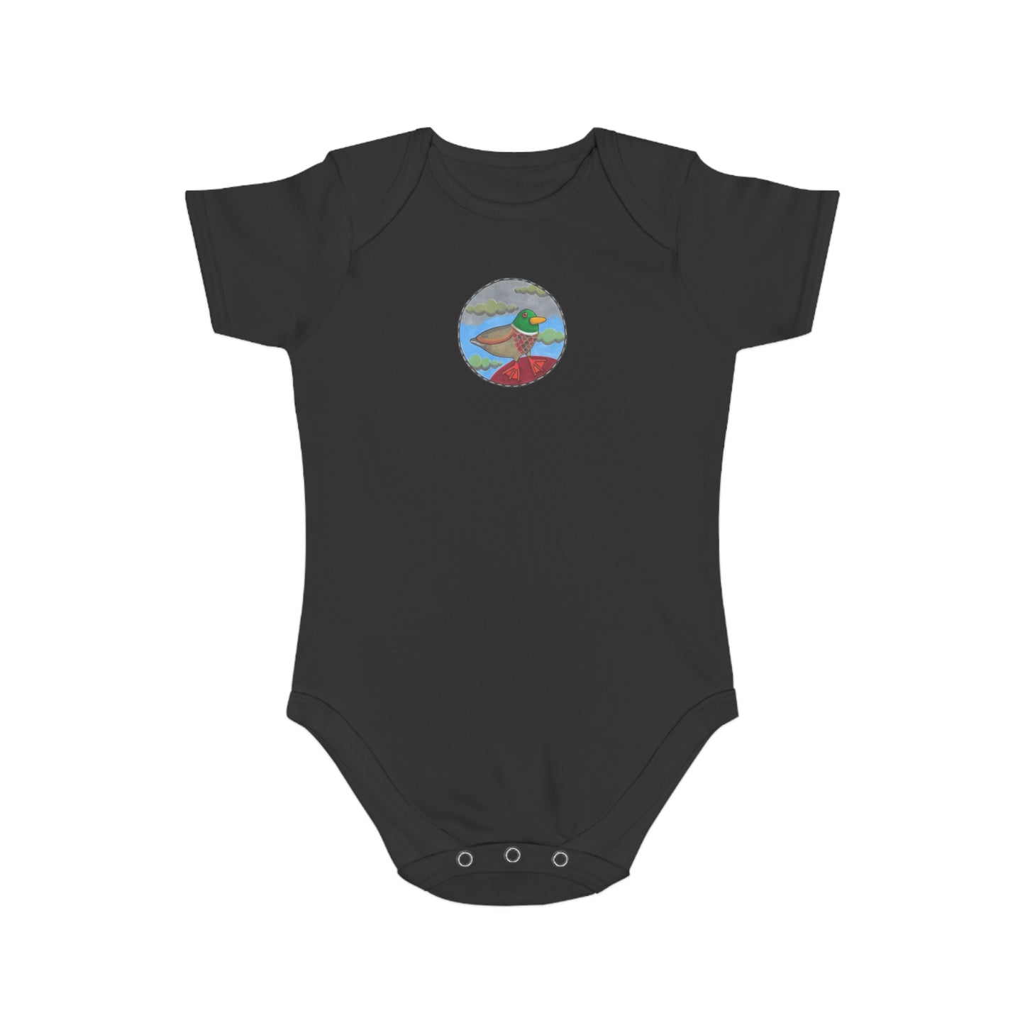 Mark the Mallard Baby Bodysuit