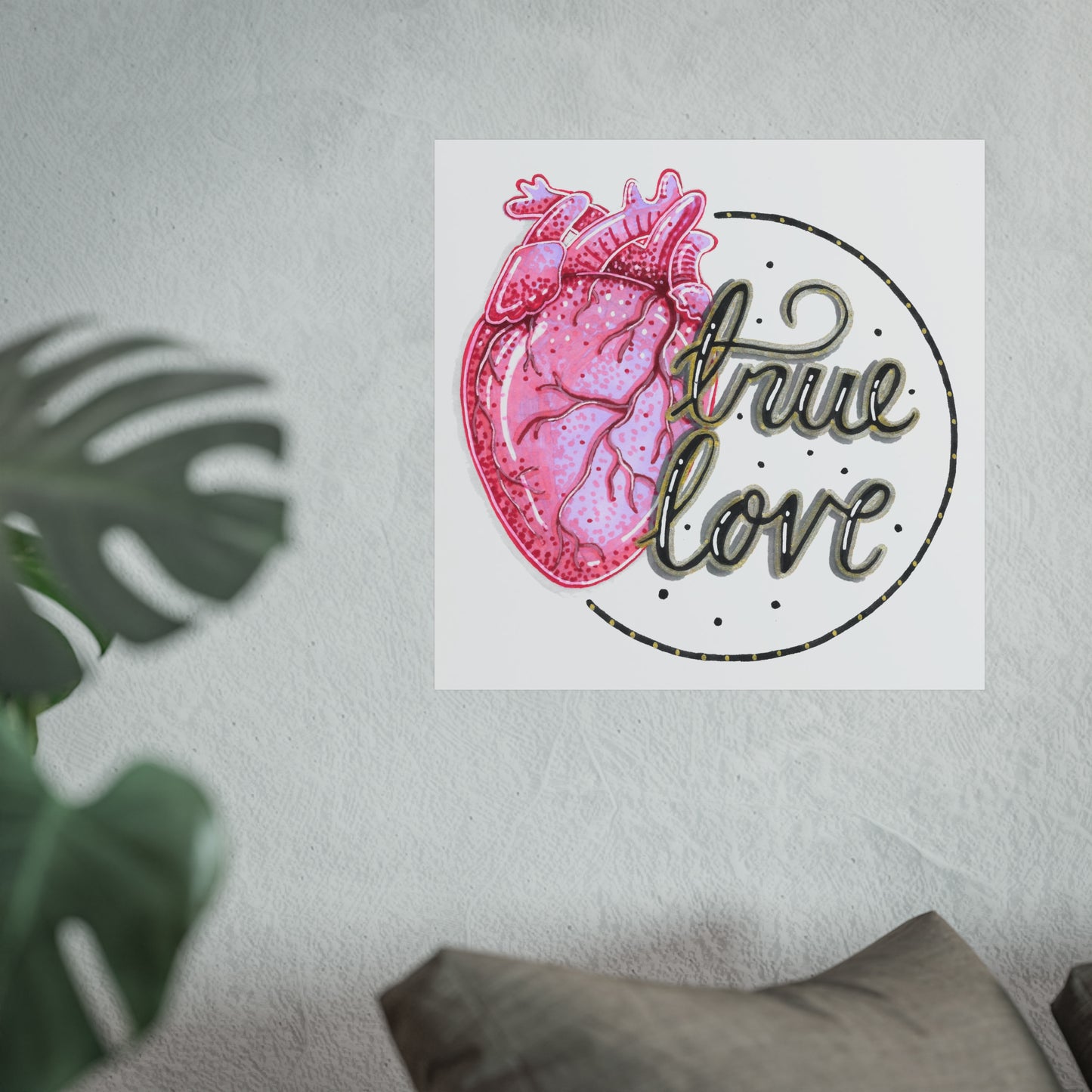 True Love Art Poster