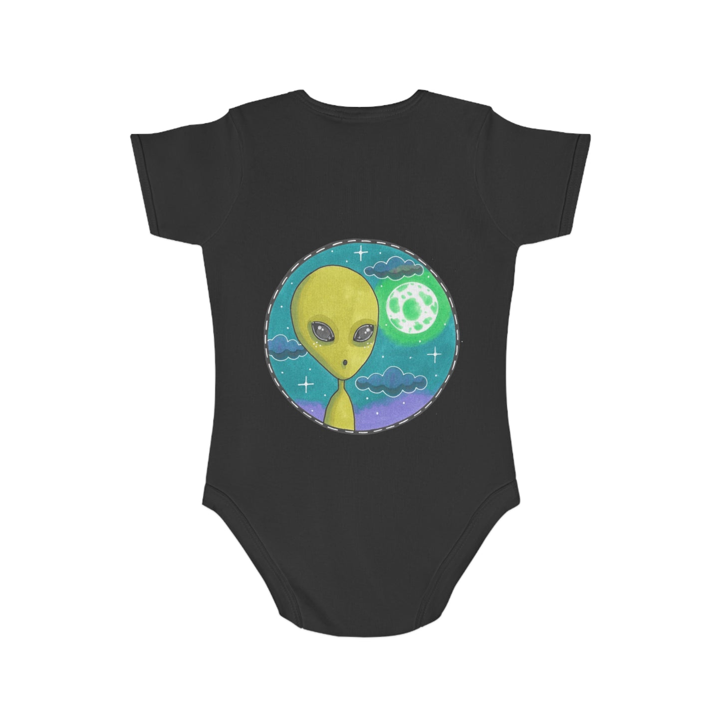 Alfred the Alien Baby Bodysuit