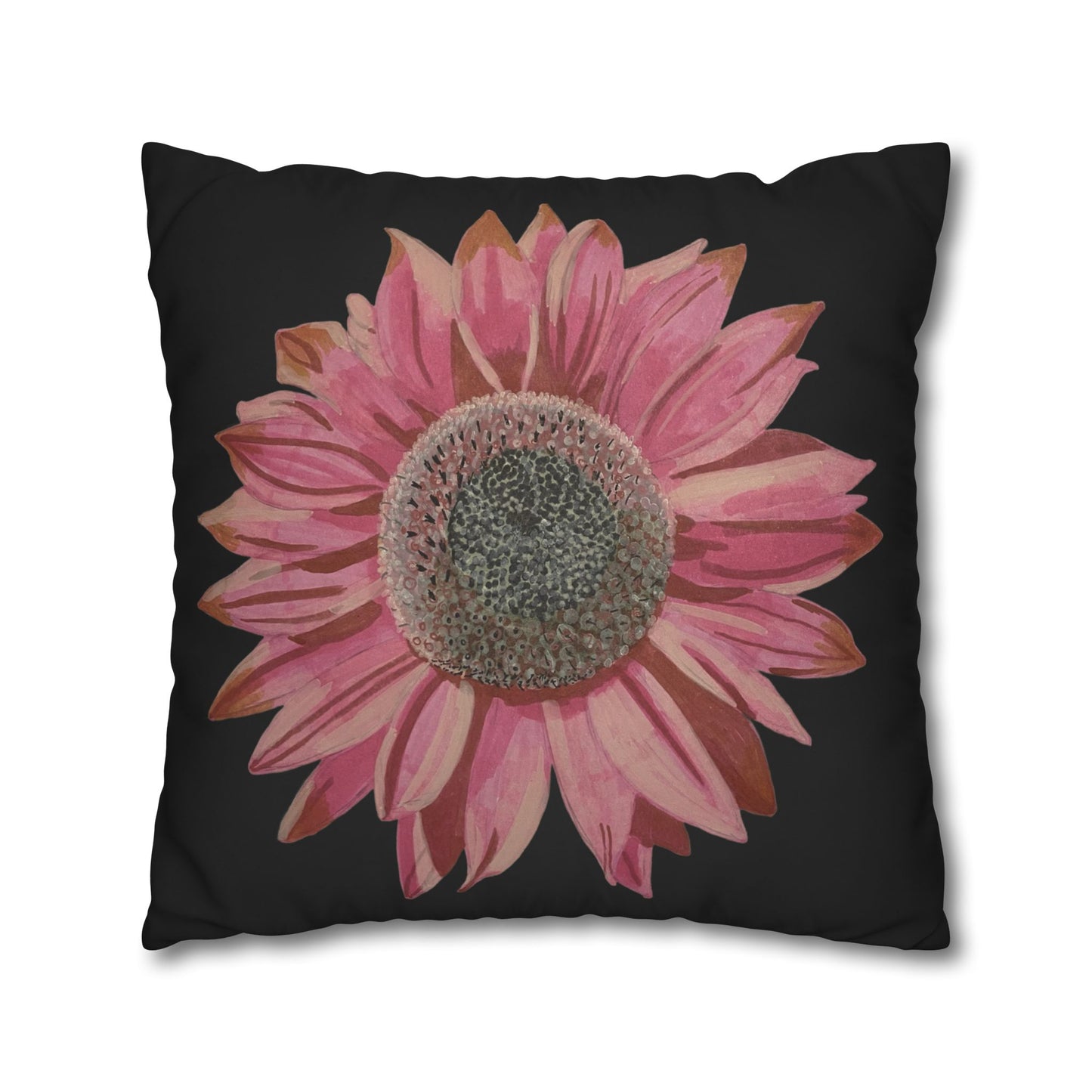 Pink Sunflower Pillowcase