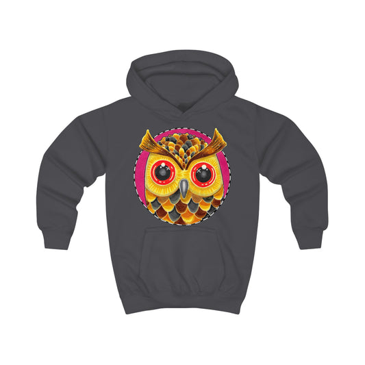Sir Douglas Hootington the Owl Kids Hoodie