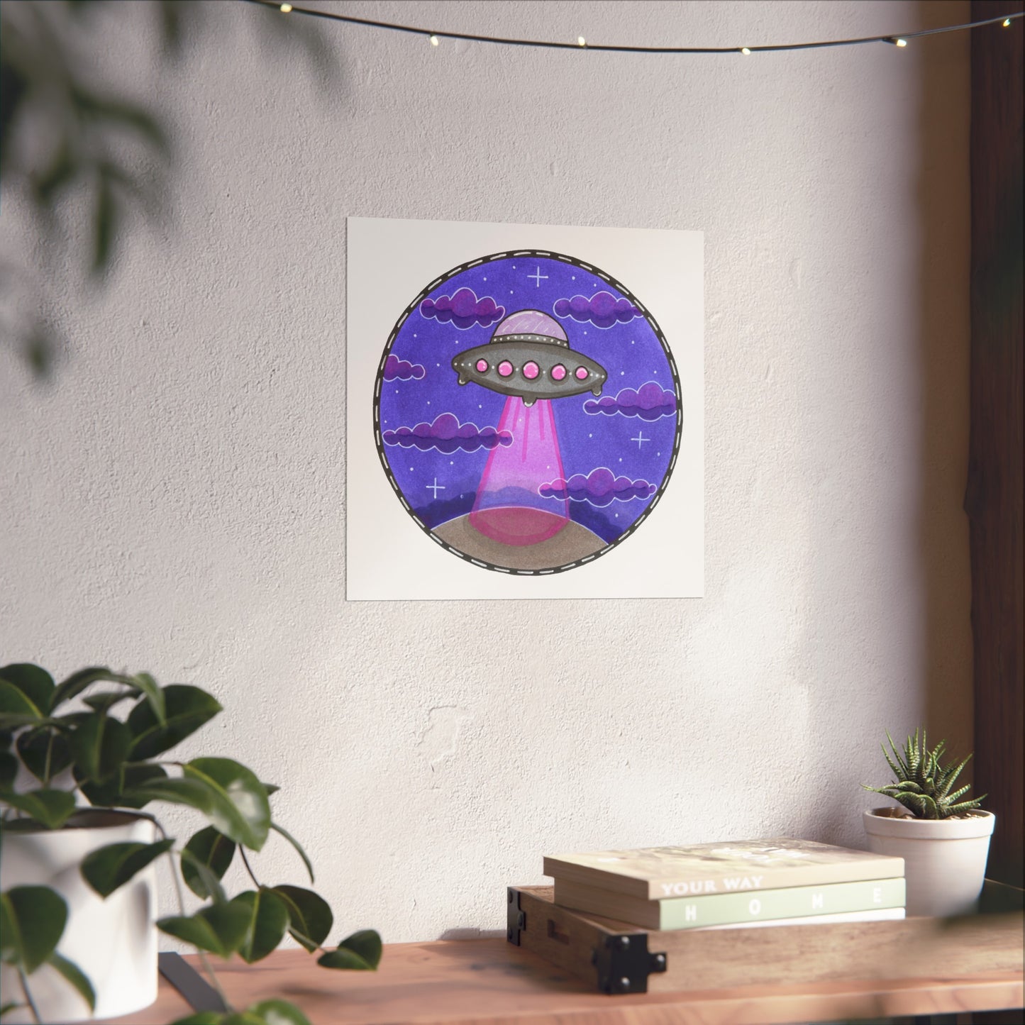 UFO Dreams Art Poster