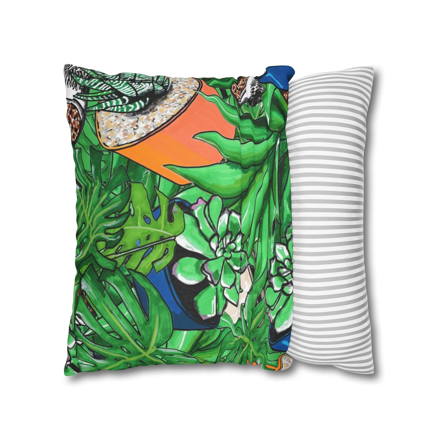 Tropical Succulent Pillowcase