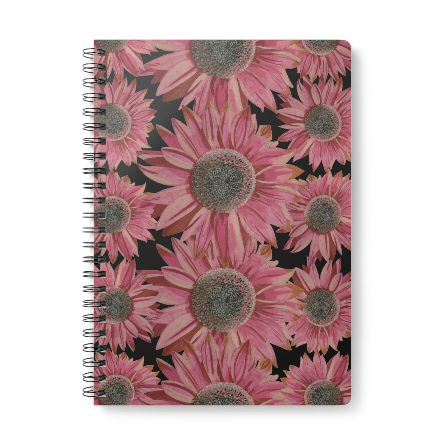 Pink Sunflowers A5  Notebook